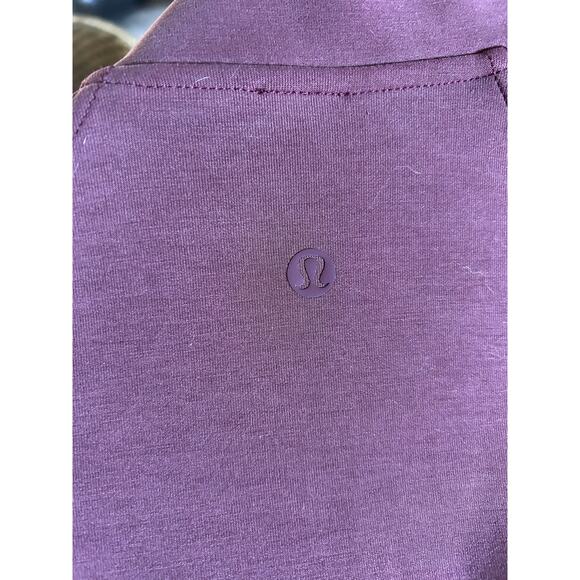 Lululemon Brushed Sofstream Funnel-Neck Zip Up Sweatshirt Red Wine Womens 14 - Picture 12 of 13